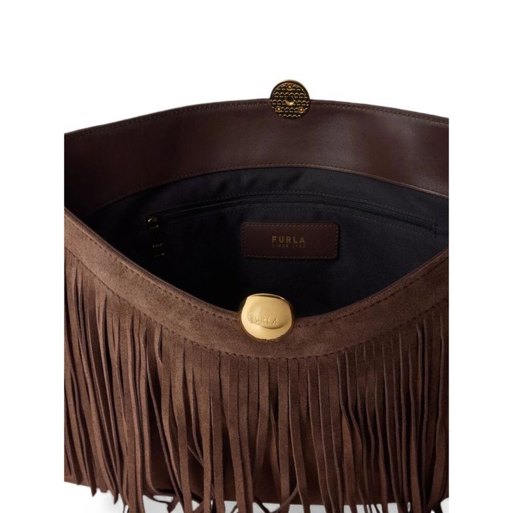 Furla Brown Shoulder Bags Women - Picture 3 of 4